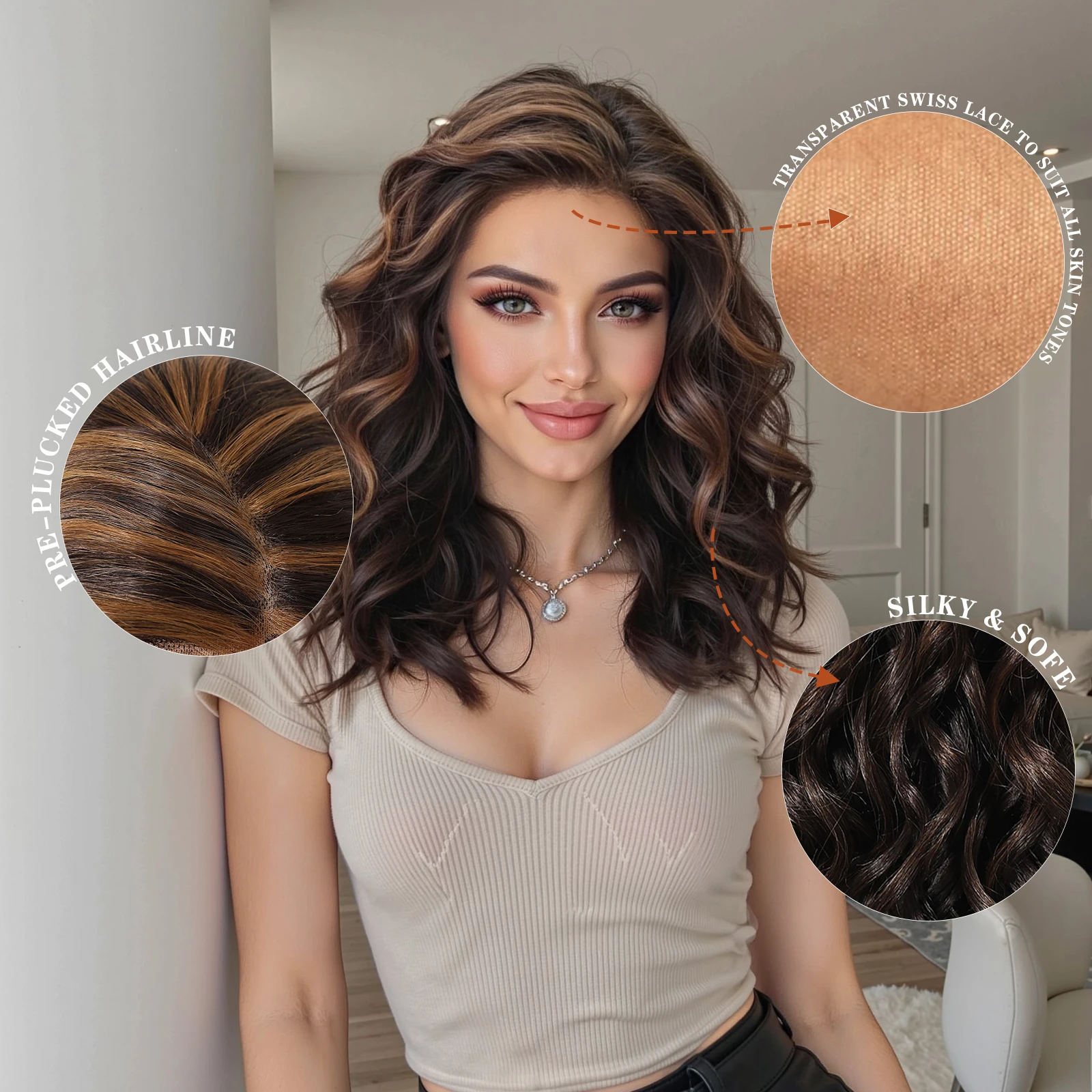 Henry margu 13*5 парик фронта шнурка - Фотография_3