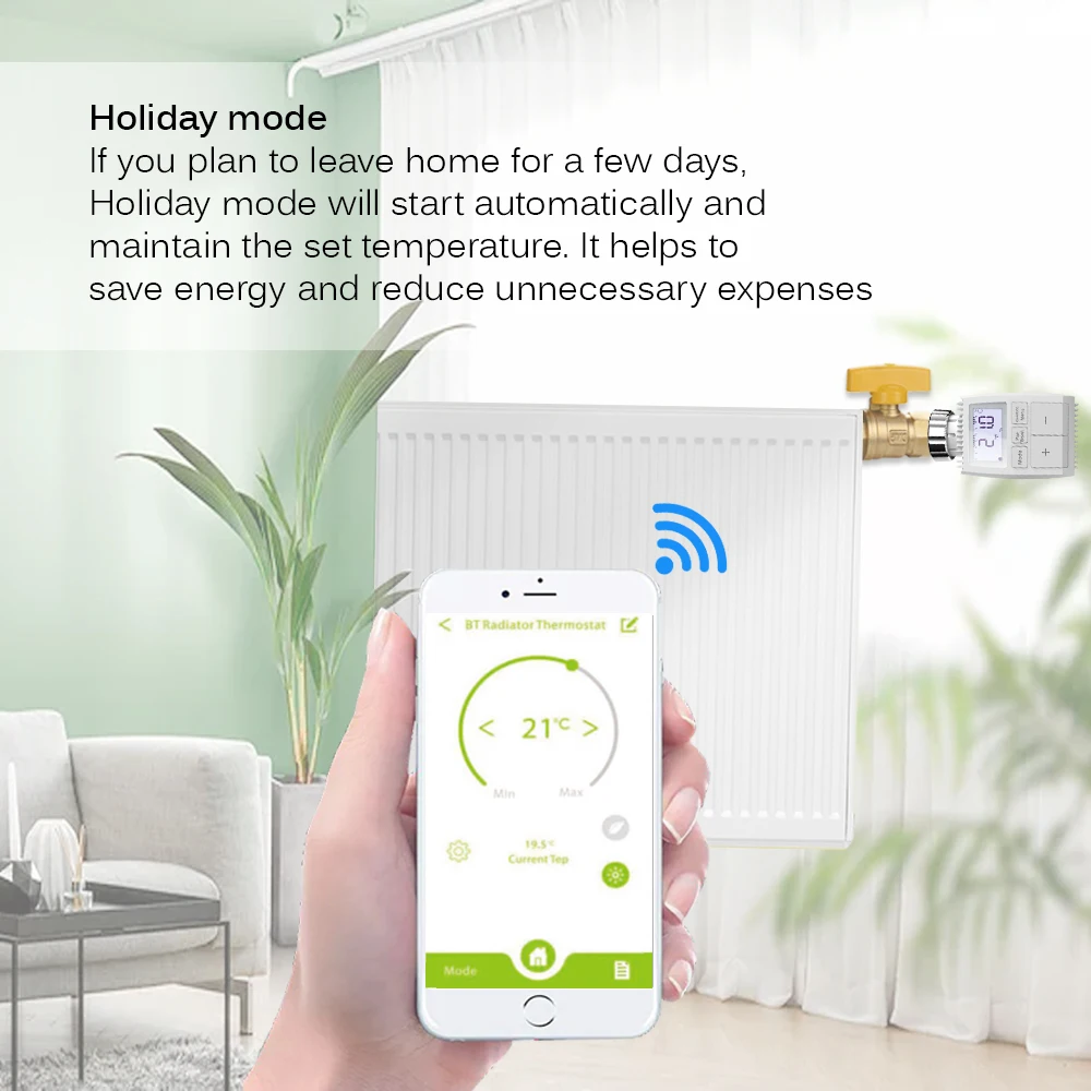 Привод радиатора tuya smart zigbee - Фотография_6