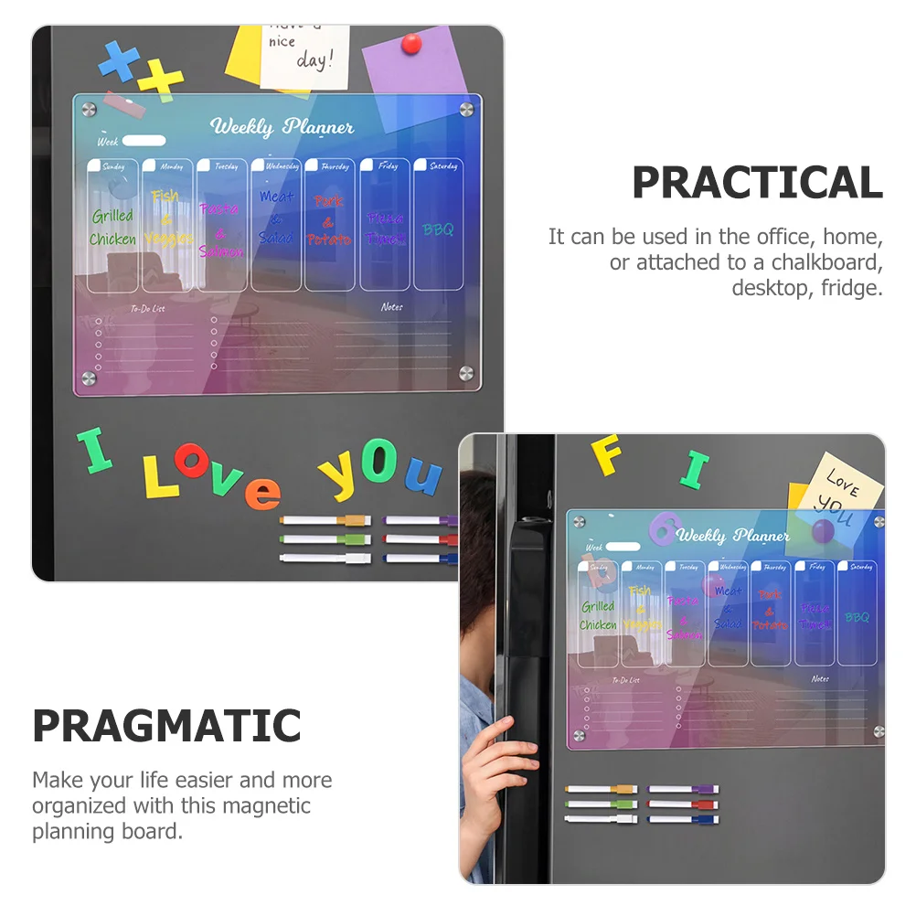 1 комплект, акриловая доска для сухого стирания для холодильника - Фотография_5