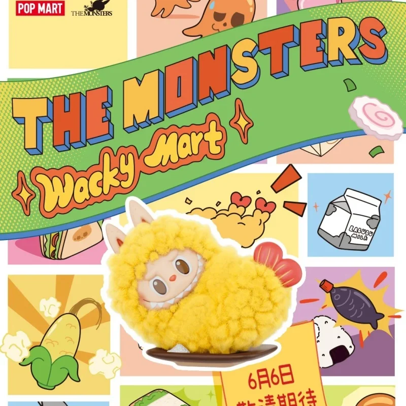 Подлинная серия pop mart labubu the monsters labubu wacky mart