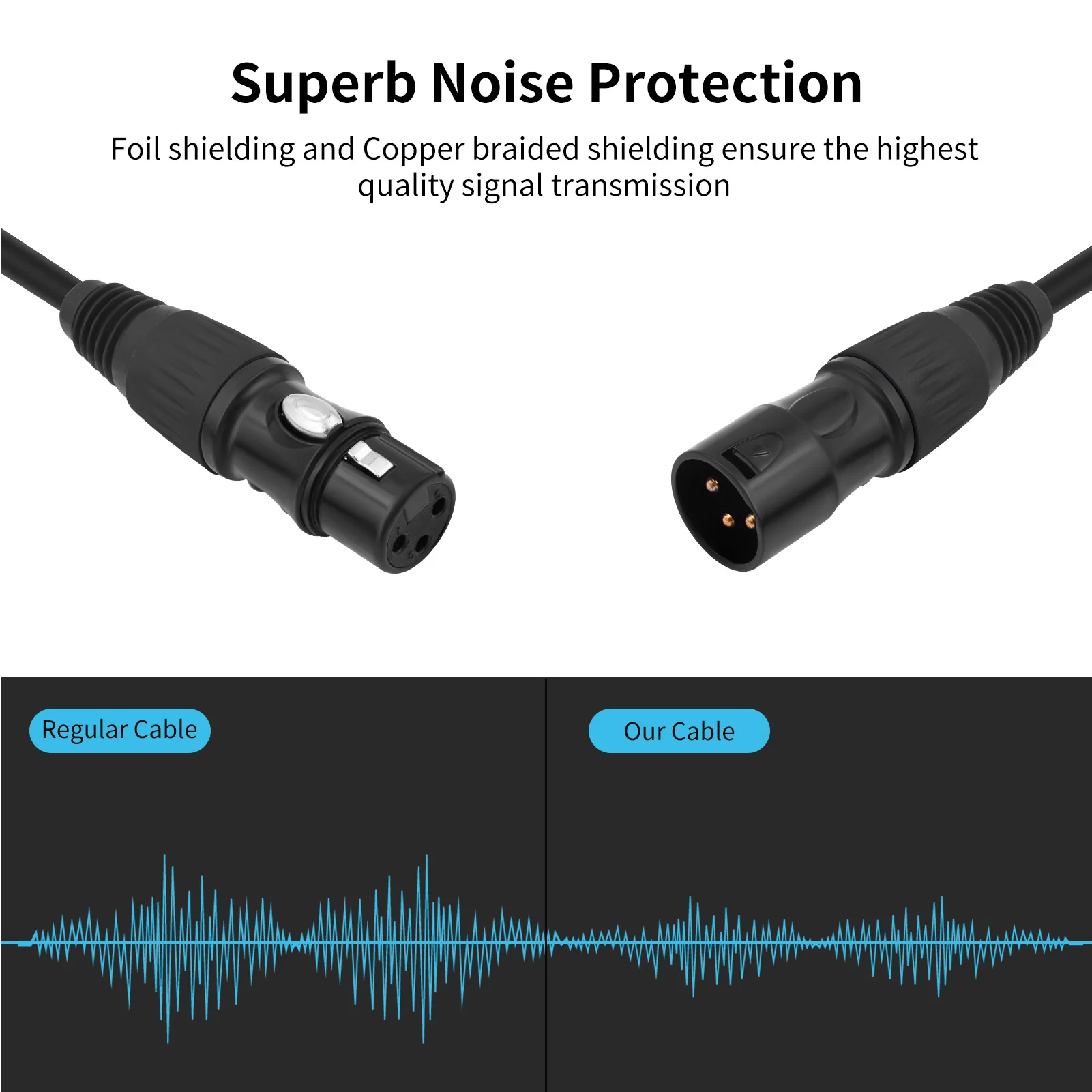 Stlf 2 упаковки xlr-кабелей 10-футового - Фотография_3