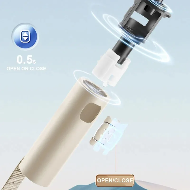 Большой 24-костный однотонный автоматический зонт - Фотография_6