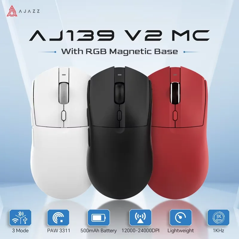 Беспроводная оптическая мышь ajazz aj199