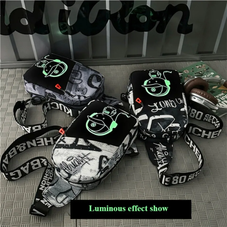 Модная светящаяся нагрудная сумка - Фотография_6