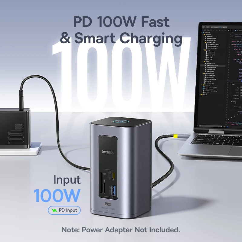 Адаптер baseus 12-в-1 usb c hub - Фотография_5