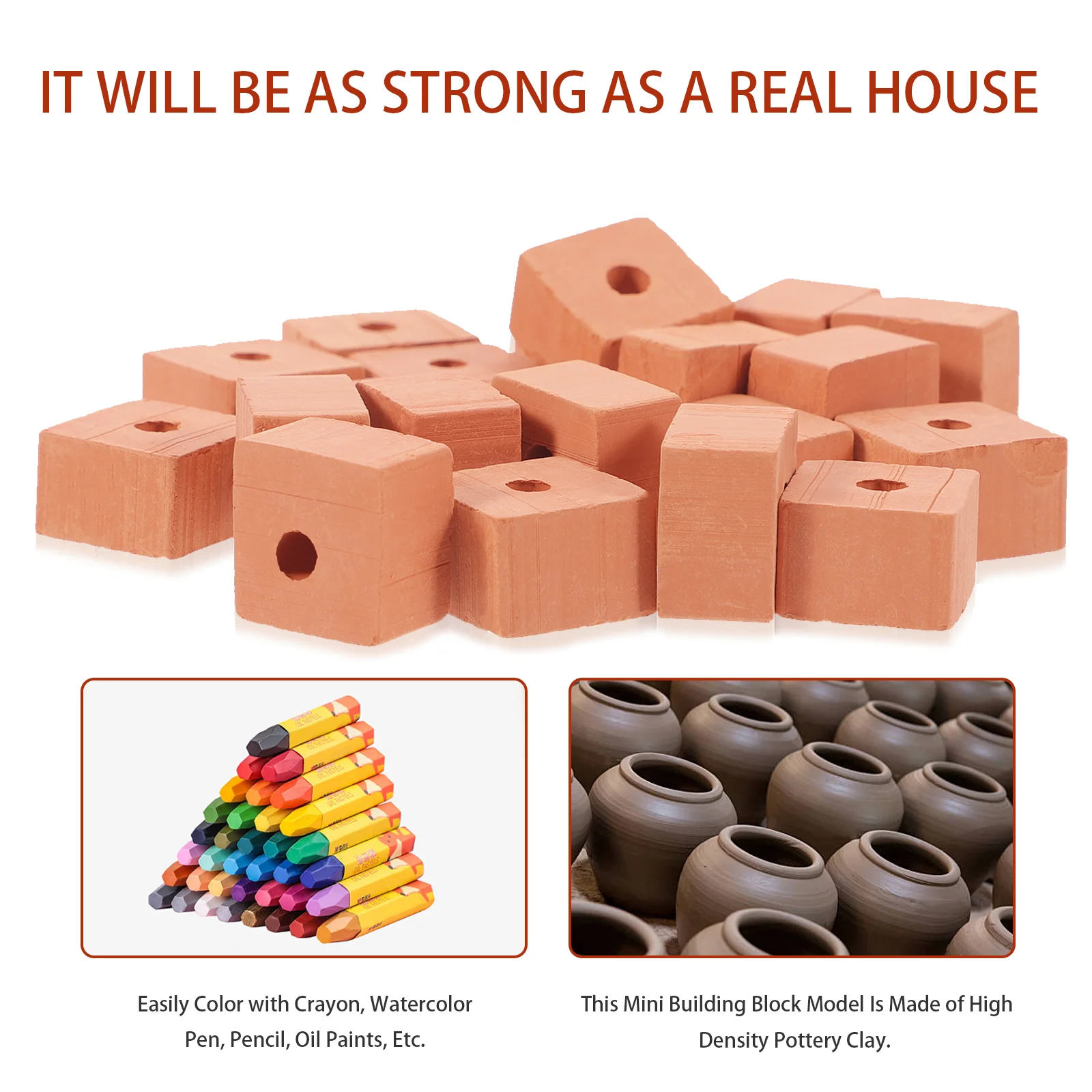 Diy кирпич моделирование мини-кирпичи - Фотография_4