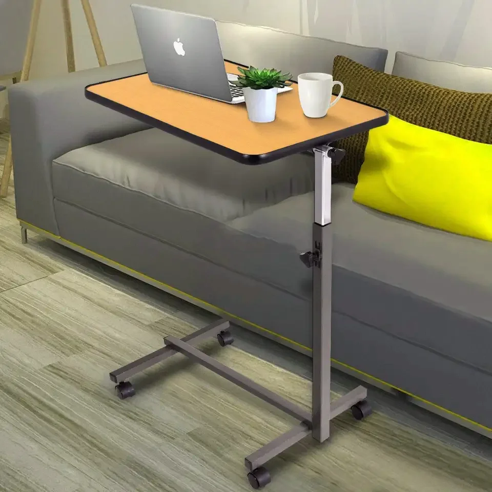 Многоцелевой мобильный боковой стол для домашнего офиса над кроватью - Фотография_6
