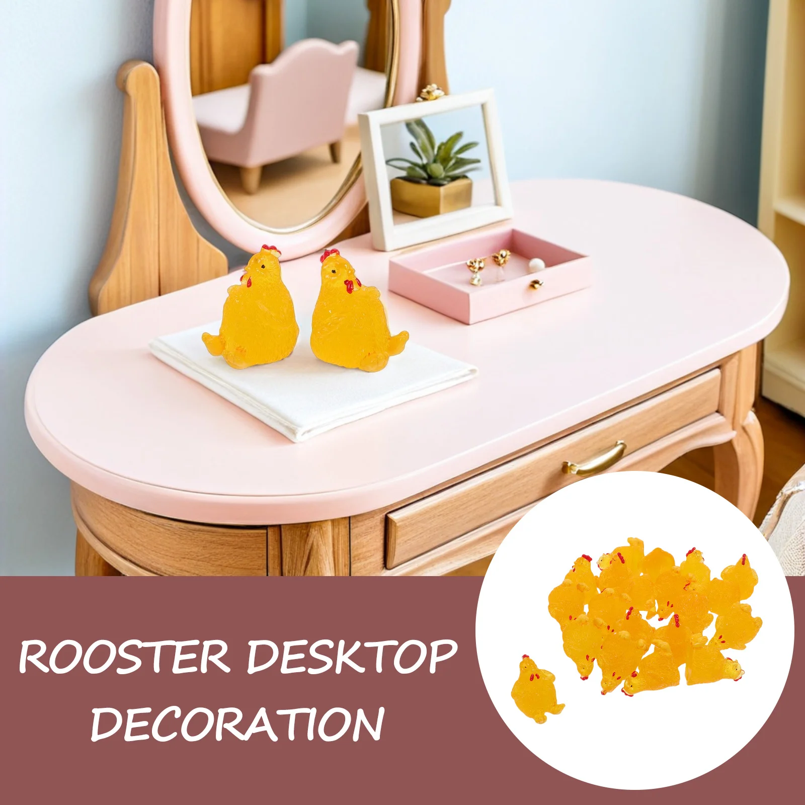 Мини-фигурки цыплят из смолы - Фотография_6