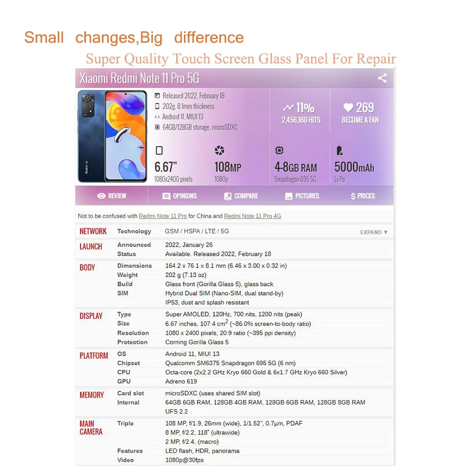 Передняя внешняя стеклянная панель - Фотография_5