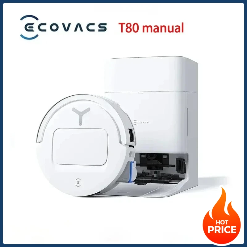 Ecovacs t80 умный робот-пылесос с барабанным пылесосом