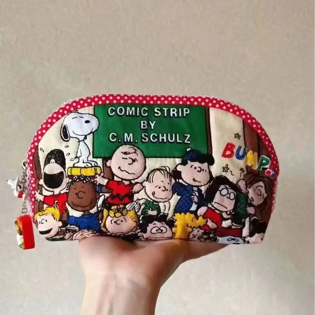 Snoopy мультяшная косметичка на молнии