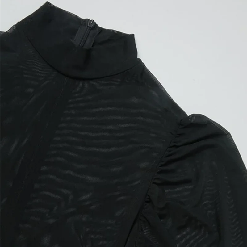 Сексуальное прозрачное платье для беременных - Фотография_5