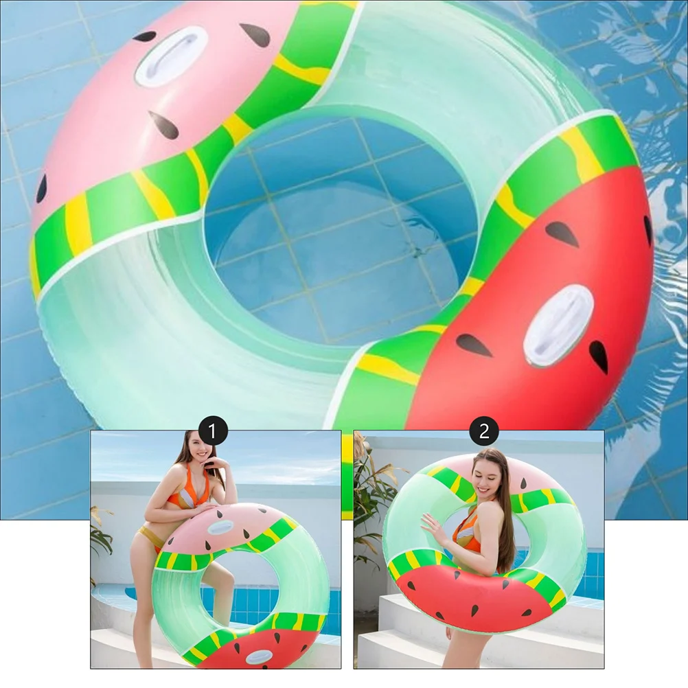 Плавающее кольцо для плавания с арбузом для взрослых - Фотография_3
