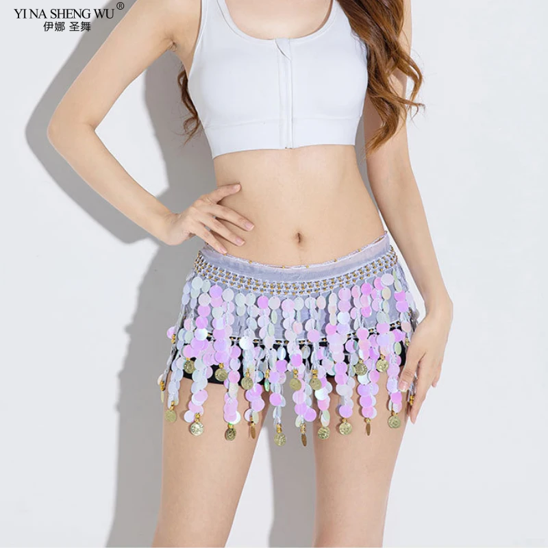 Платок с блестками для танца живота - Фотография_4