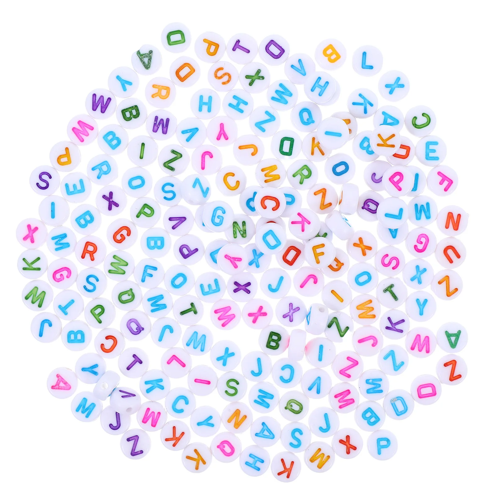 Акриловые бусины с буквами алфавита - Фотография_4