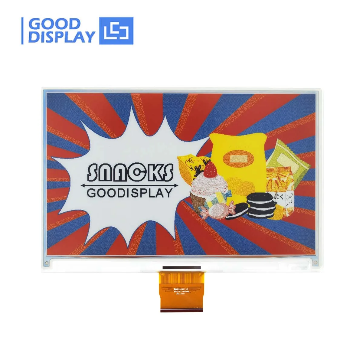 Goodisplay 7,3-дюймовый цветной экран e-ink e6 с высокой насыщенностью