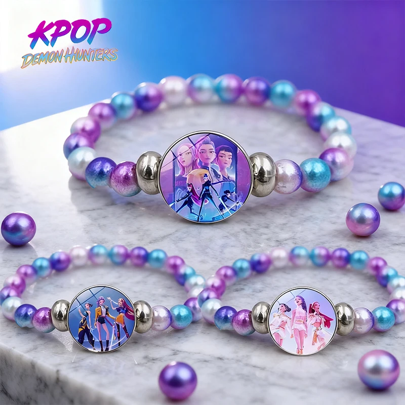 K pop demon hunters красочный браслет