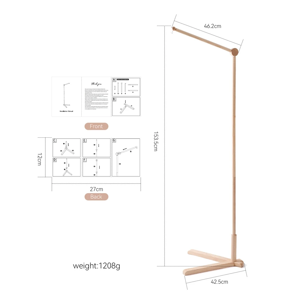 Деревянный держатель для детской кроватки - Фотография_6