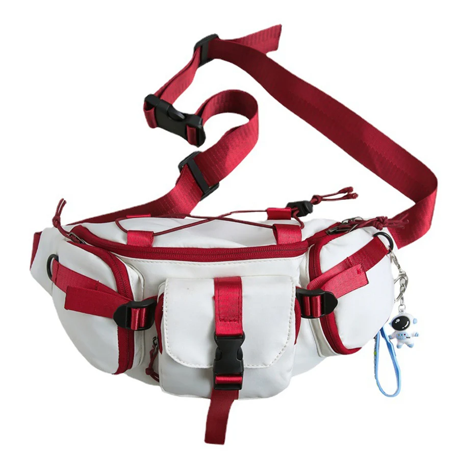 Унисекс, нейлоновая нагрудная сумка в стиле харадзюку - Фотография_2