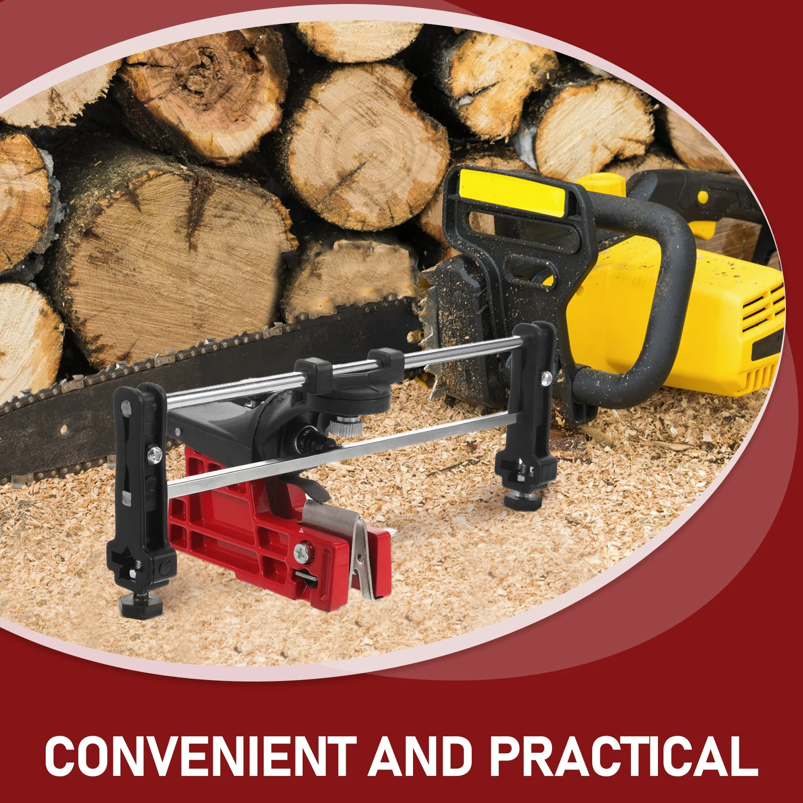 1 комплект, универсальная точилка для цепи бензопилы - Фотография_6