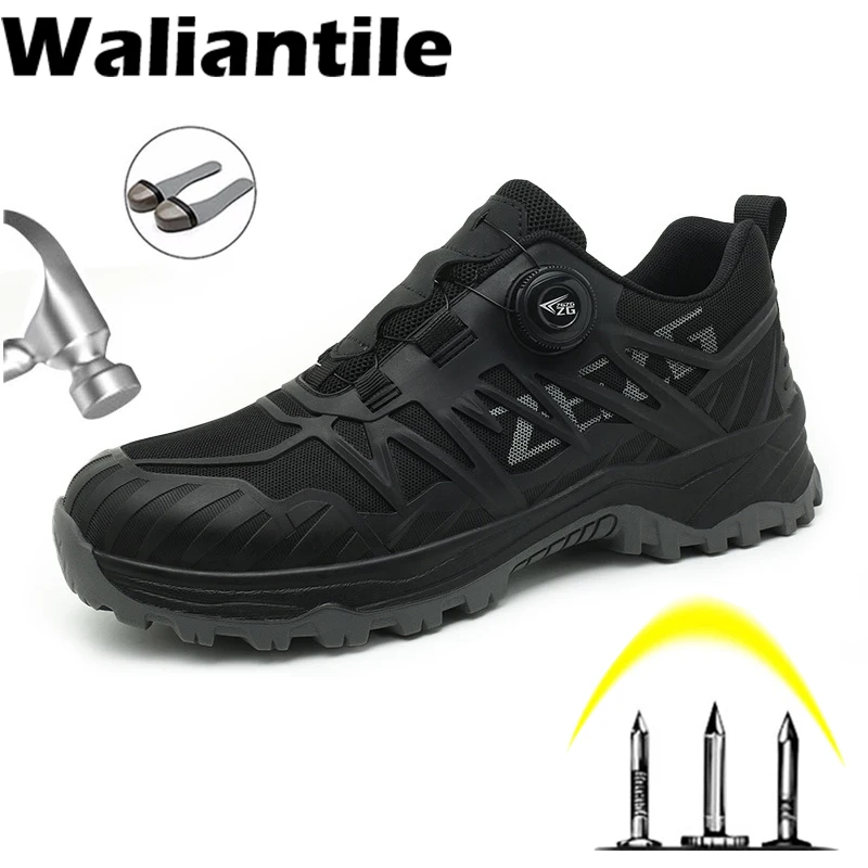 Мужская рабочая защитная обувь для строительства