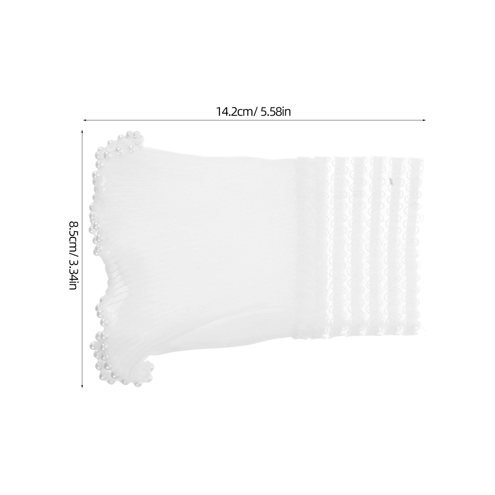 1 пара съемных кружевных манжет с рюшами и искусственными рукавами - Фотография_6