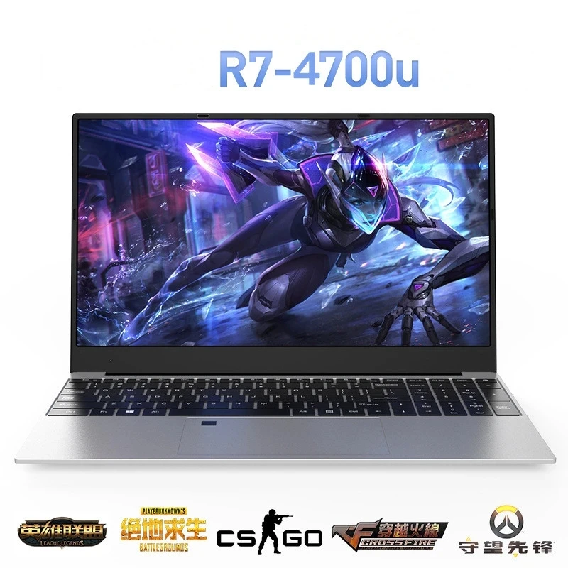 15,6-дюймовый металлический ноутбук с подсветкой amd r7-4700 - Фотография_3