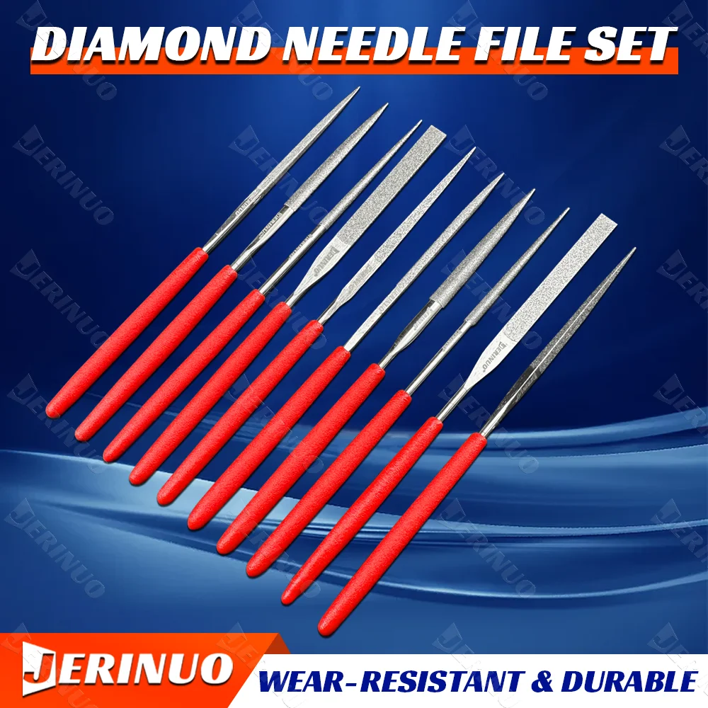 Набор алмазных надфилей jerinuo 3x140mm/5x180mm