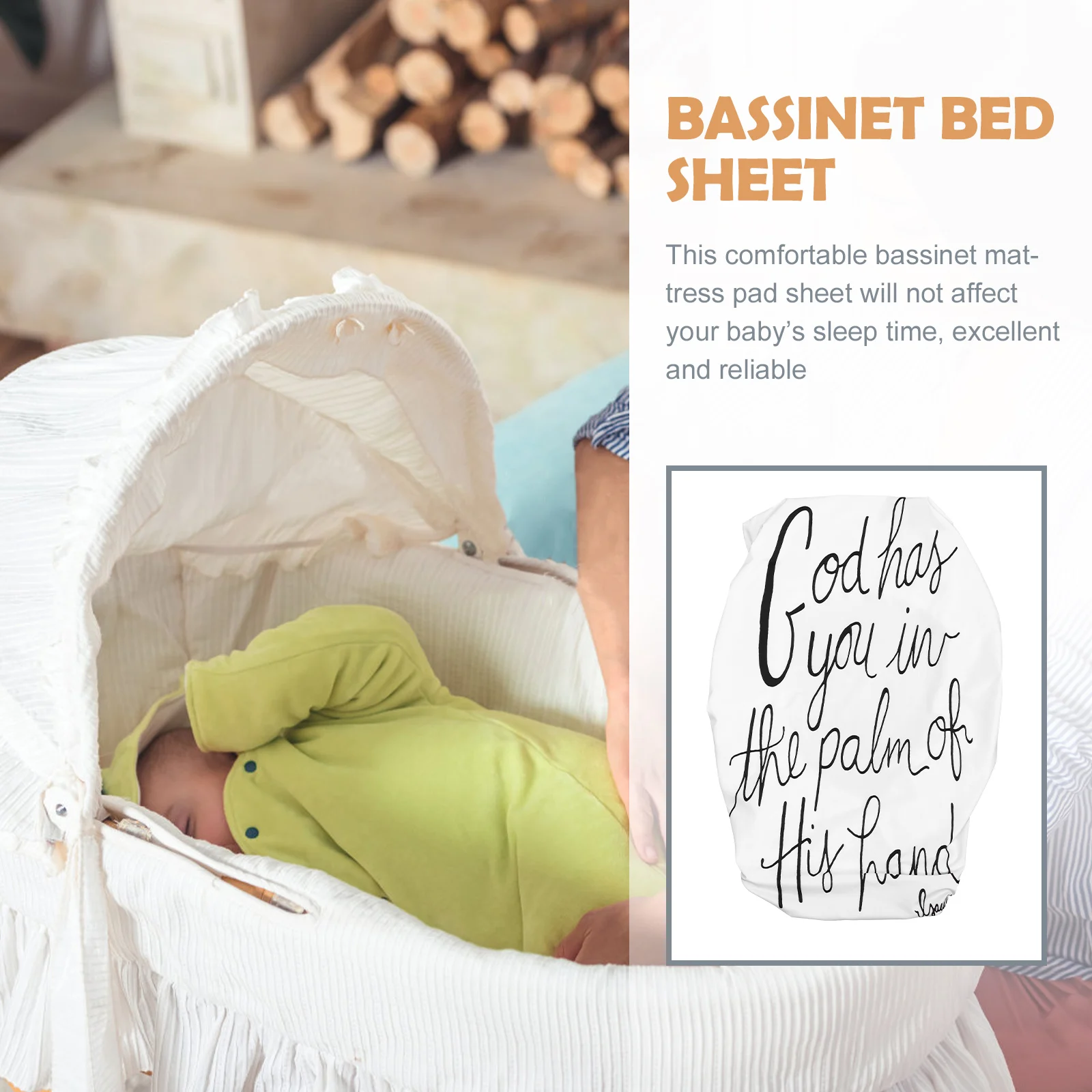 Вязаный матрас из полиэстера для люльки