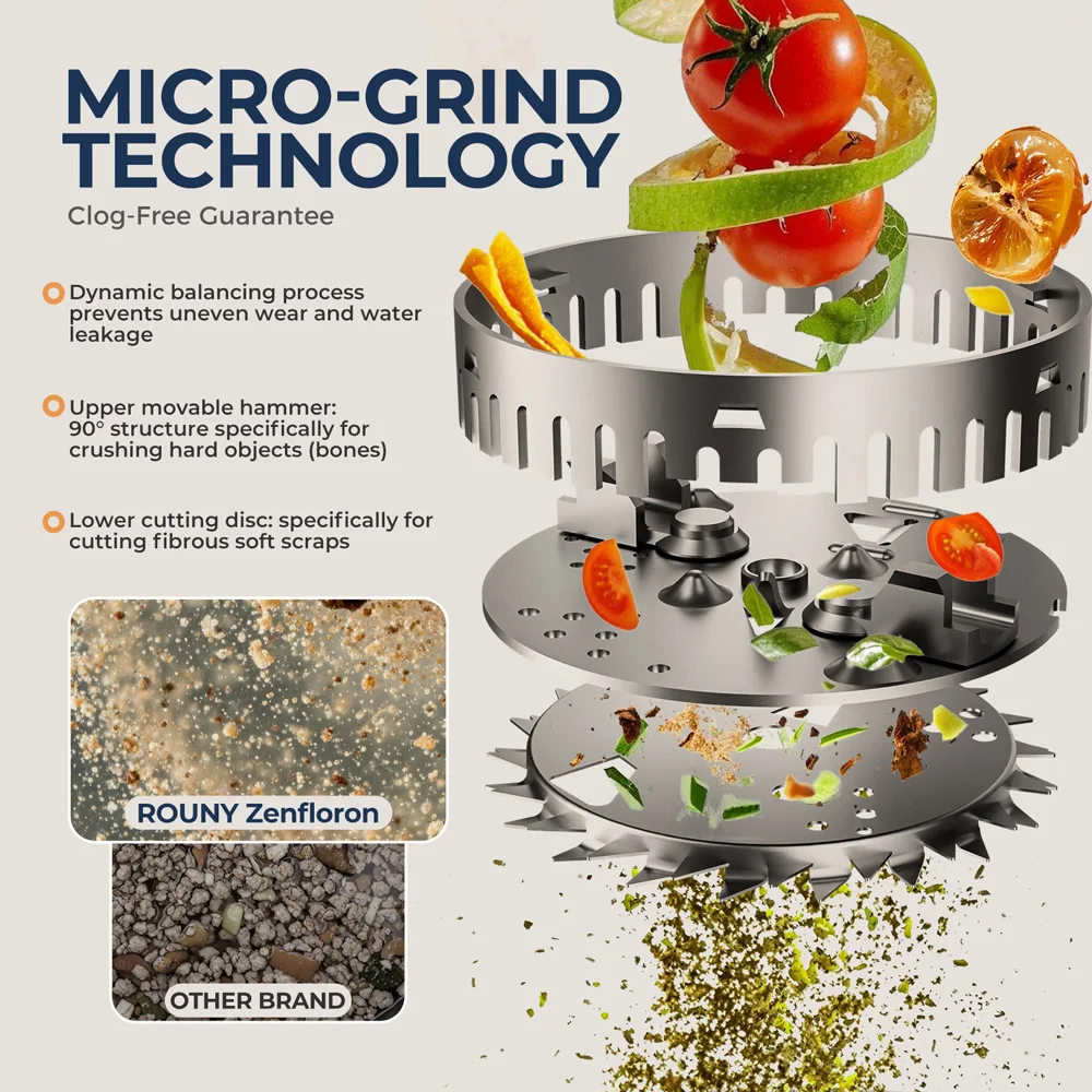 Измельчитель пищевых отходов со звуковым снижением - Фотография_3