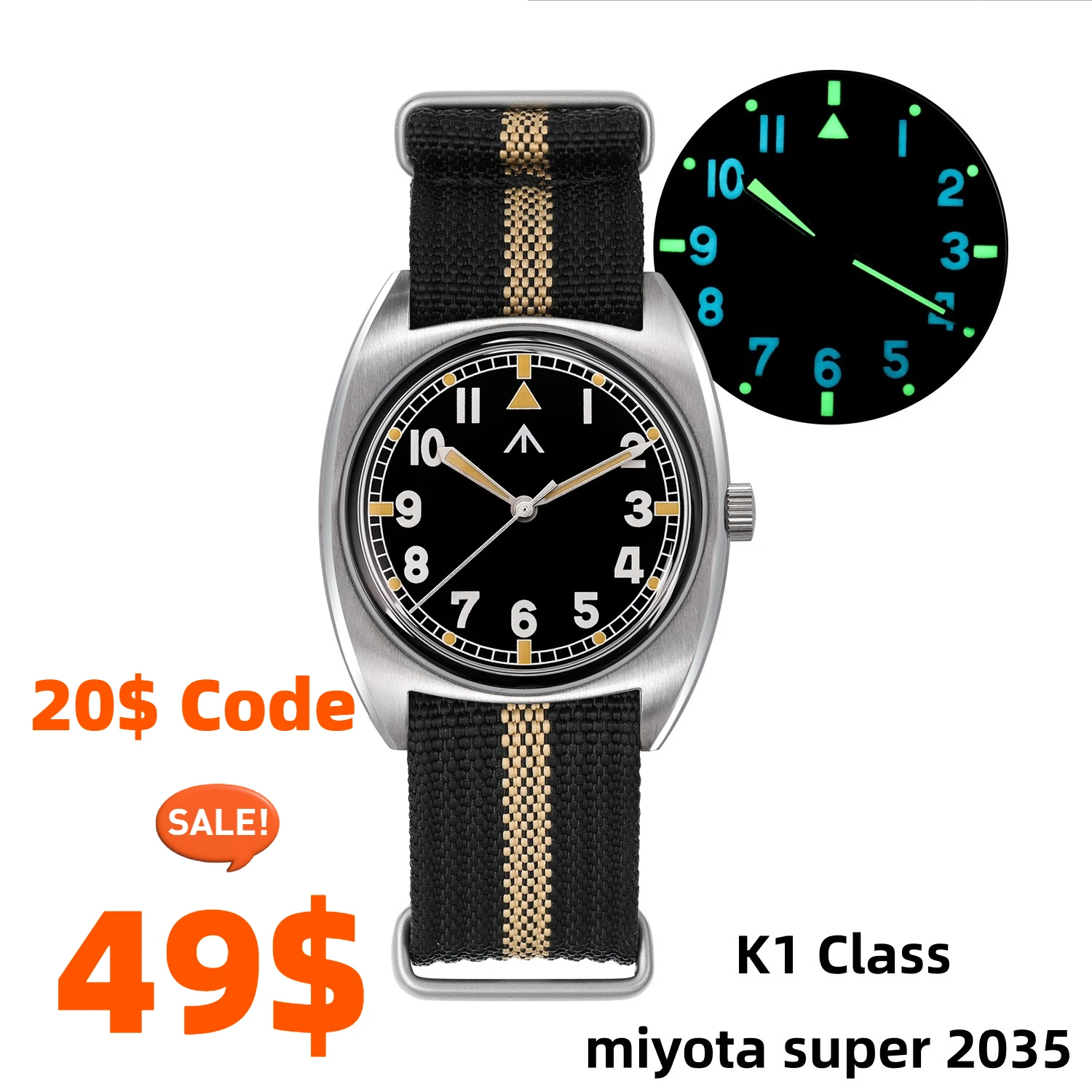 Militado ml17 часы miyota super