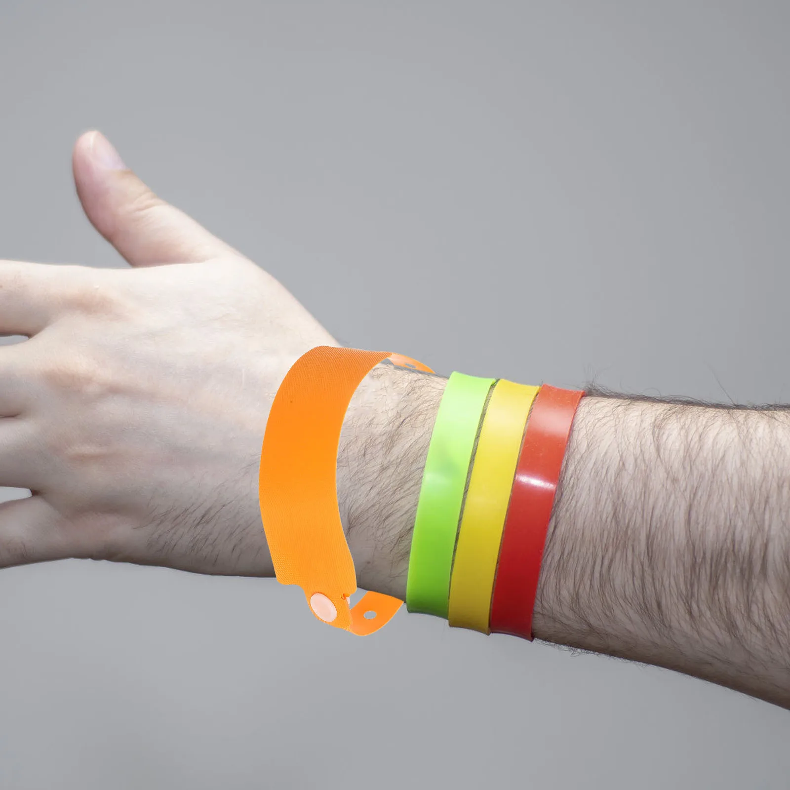 Удобные регулируемые водонепроницаемые браслеты из пвх - Фотография_5