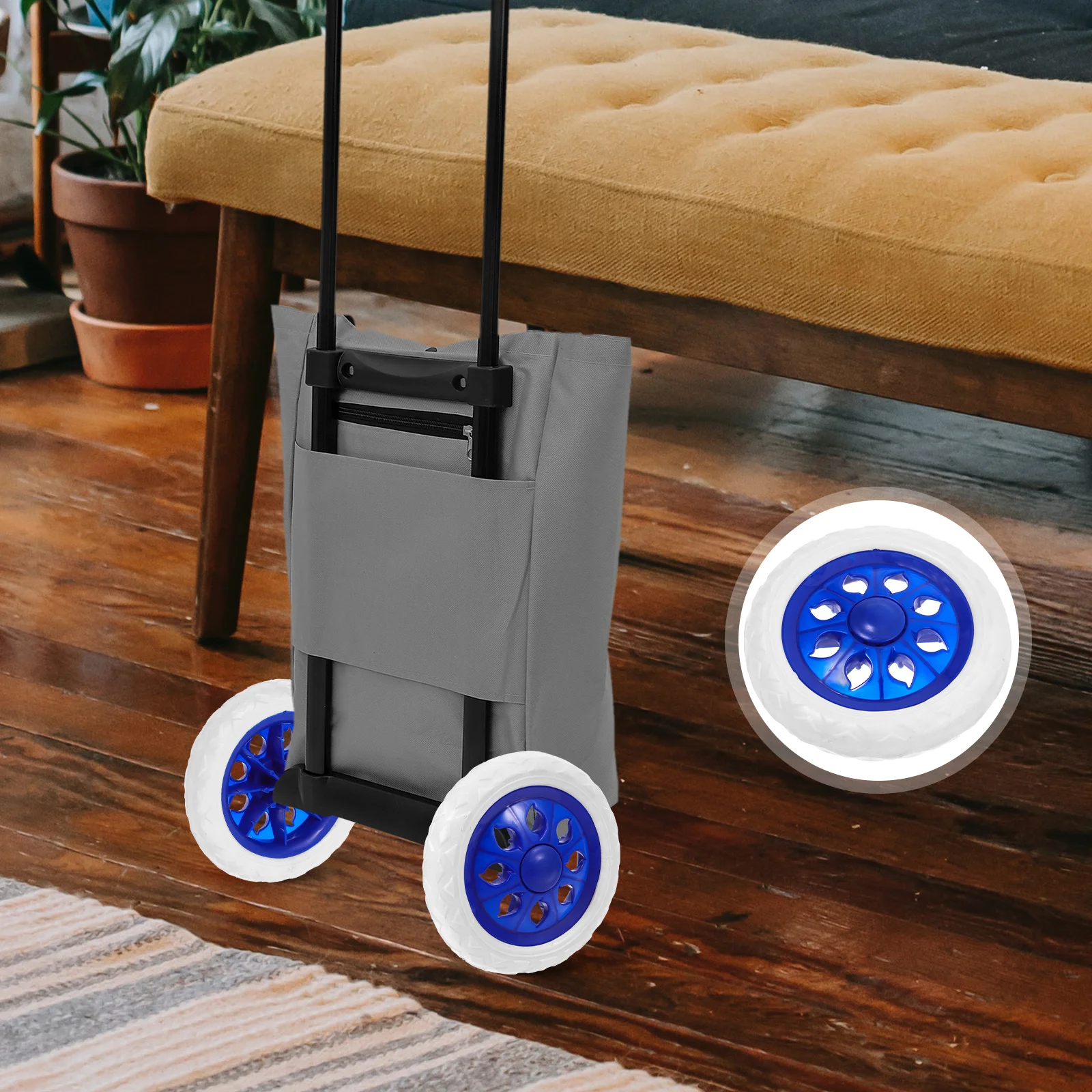 Тяжелая складная корзина для покупок - Фотография_2