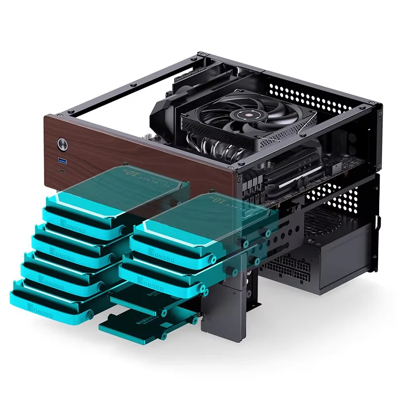 Jonsbo n4 black nas - Фотография_5