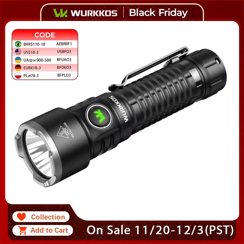 Wurkkos ts28 21700 перезаряжаемый
