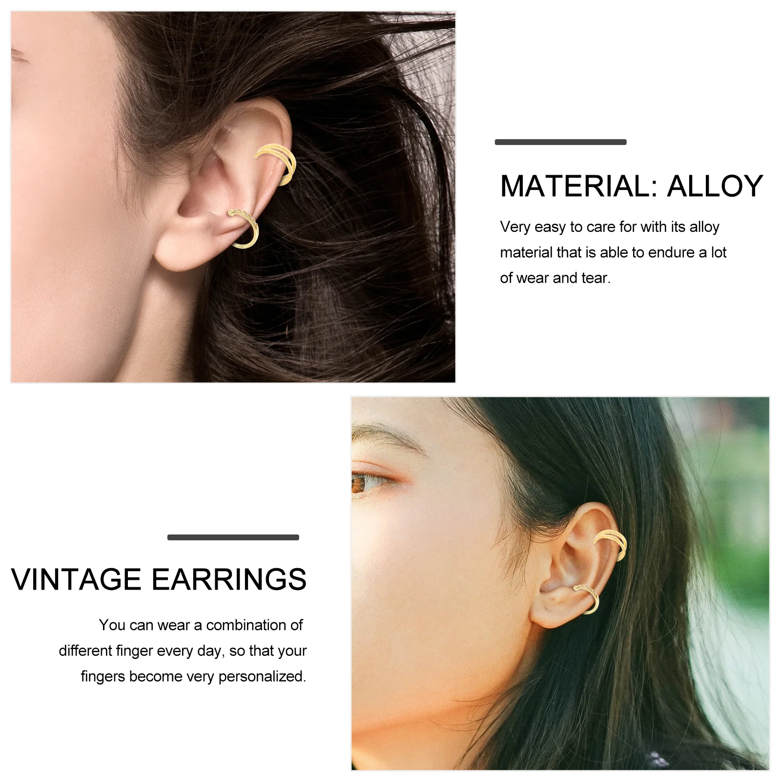 Поддельные кольца в носу для женщин