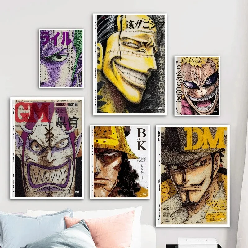 Hd постер холст зоро луффи семь - Фотография_3