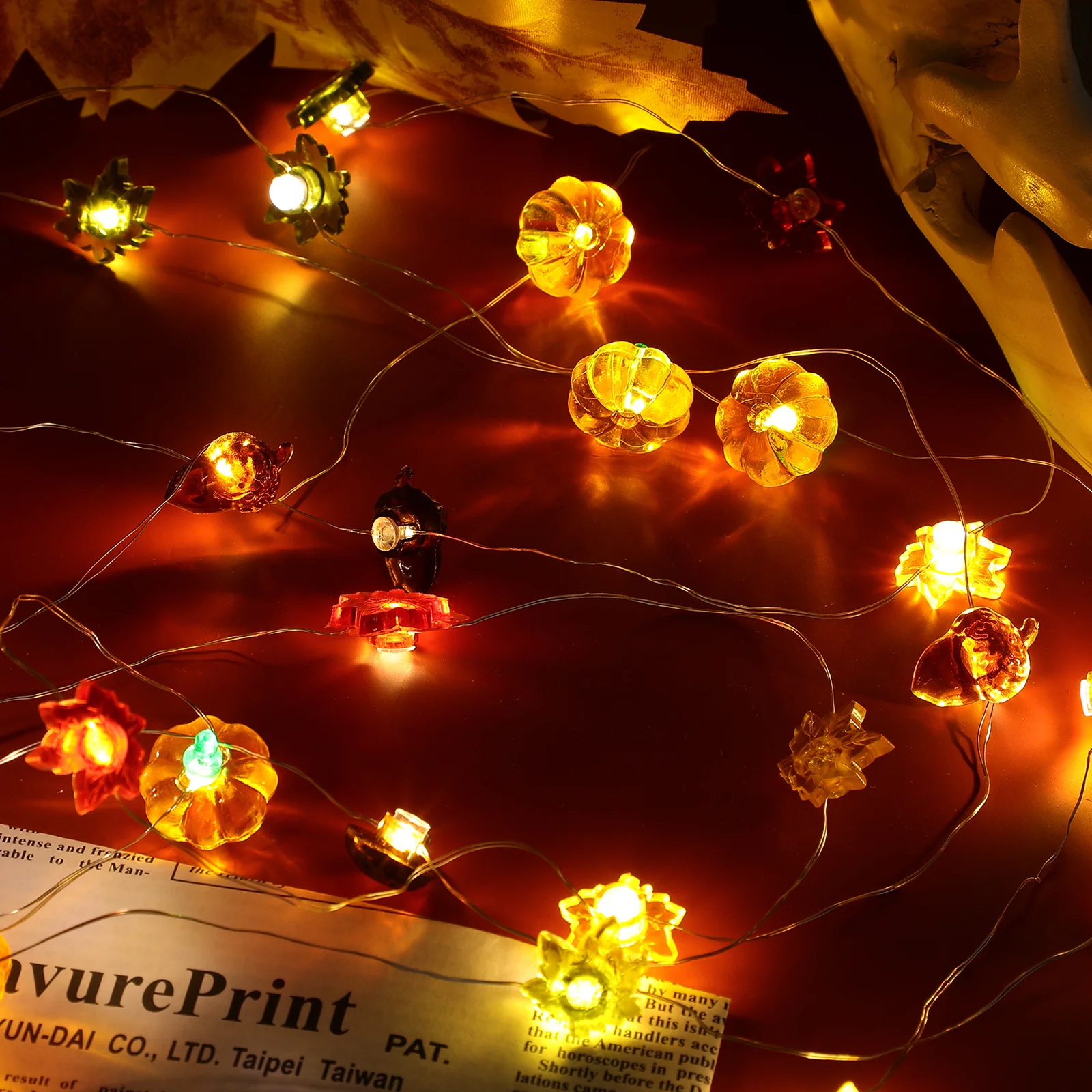 20 м 100 светодиодных гирлянд для декора хэллоуина - Фотография_6