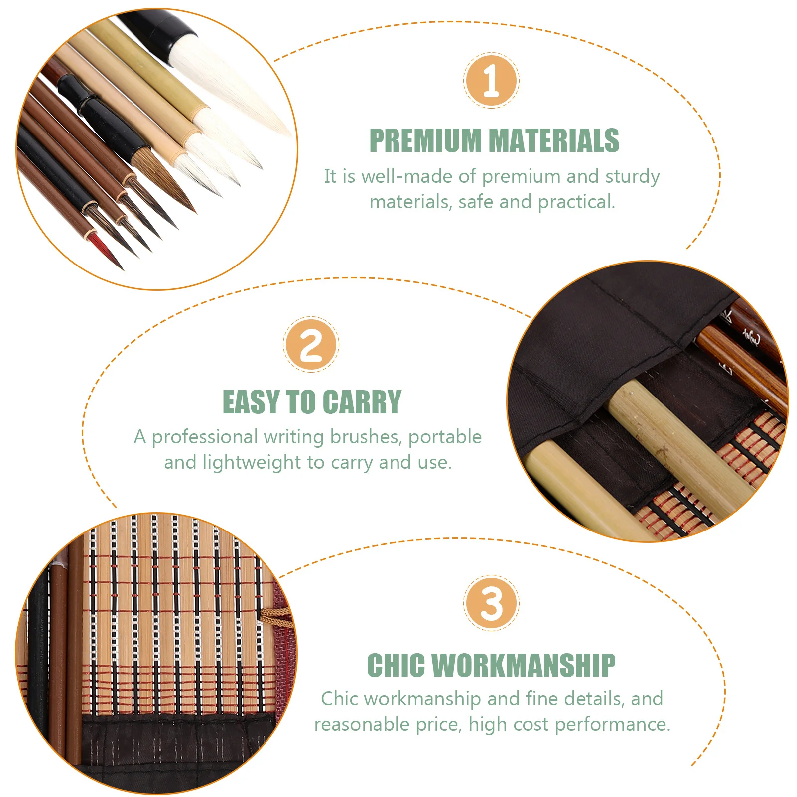 Набор кистей для китайской каллиграфии - Фотография_6