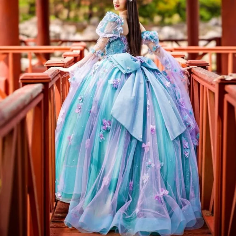Светлое платье quinceanera - Фотография_3