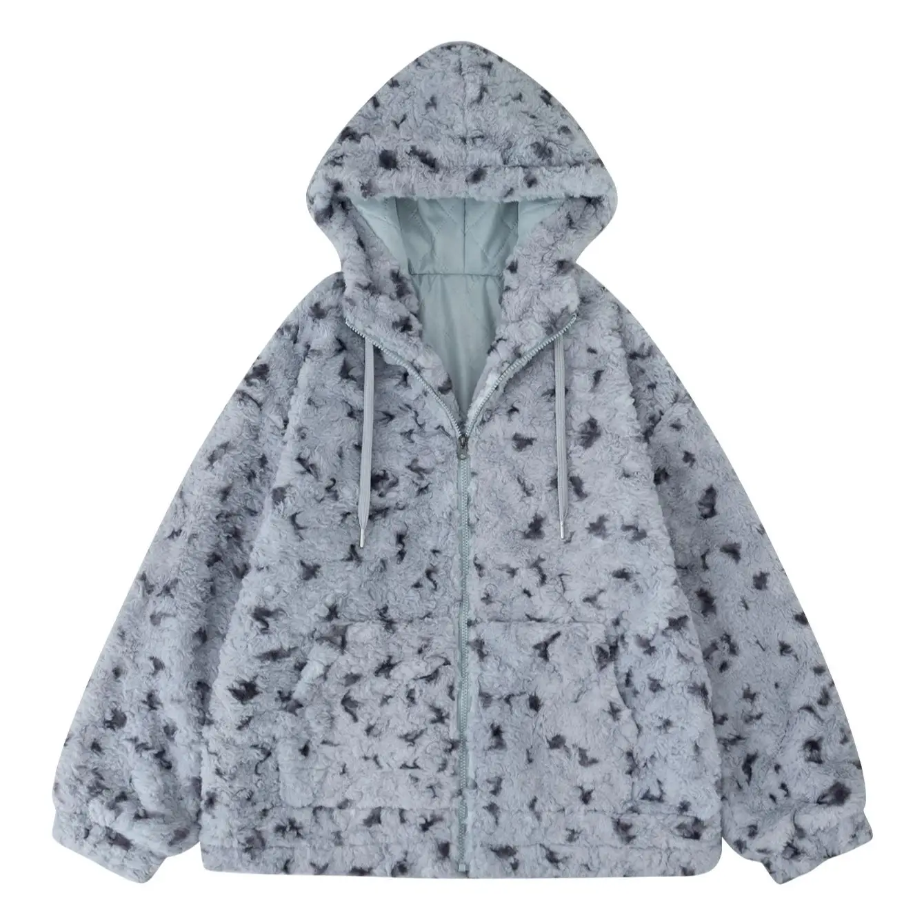 Y2k эстетика тай-дай пушистый женский