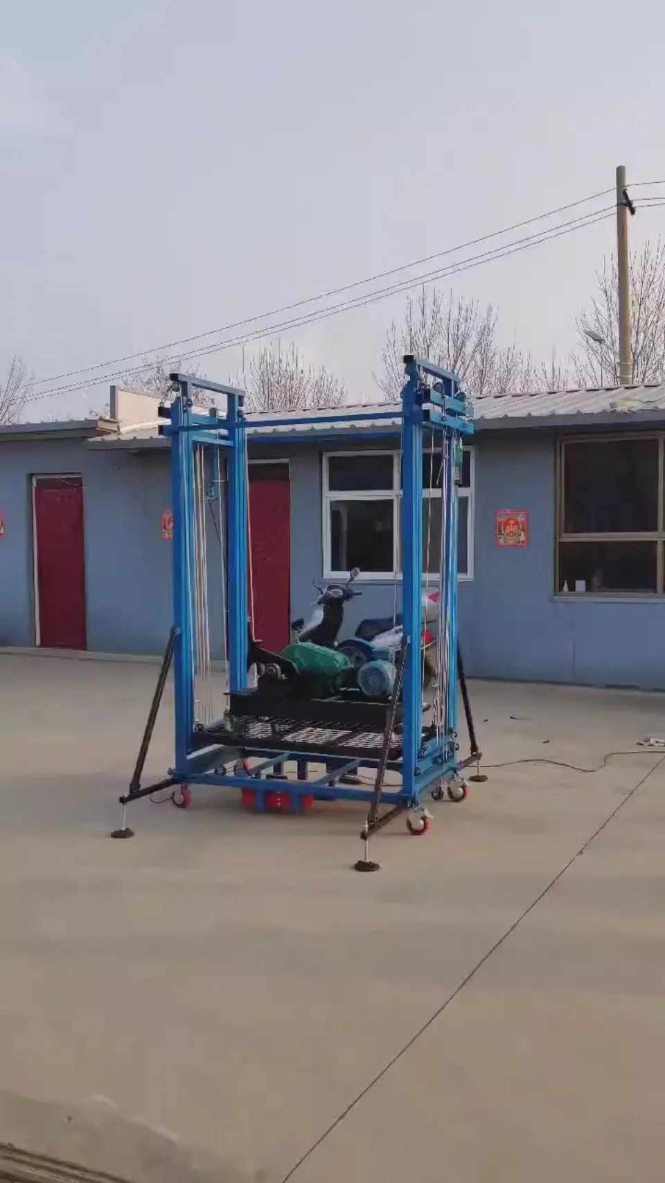 Сверхмощные электрические леса 4-12 м - Фотография_6