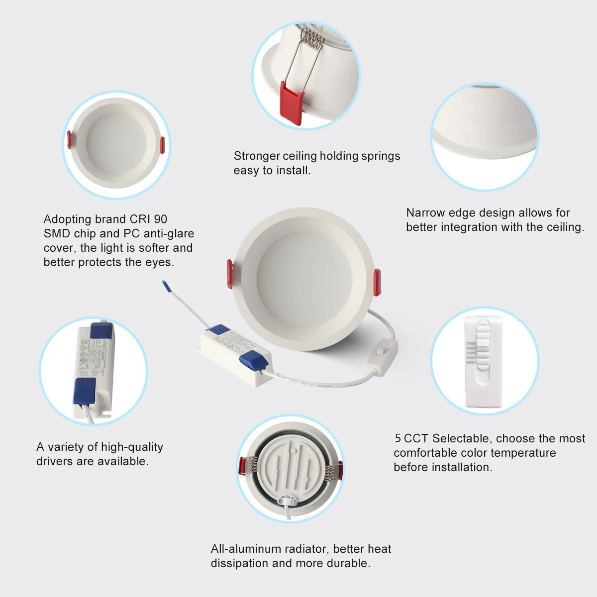 Matter/5 cct переключаемый встраиваемый - Фотография_5