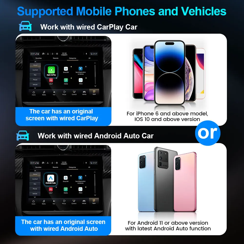 Bluetooth 5,0 новый 2 в 1 carplay - Фотография_4