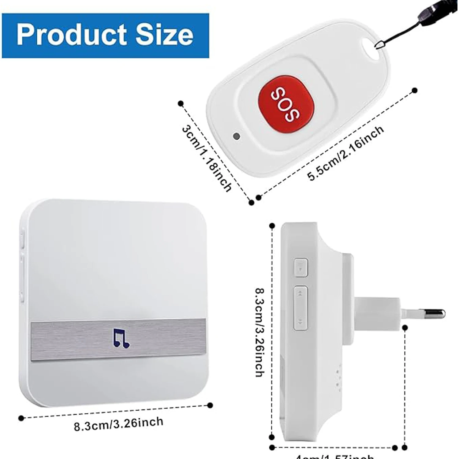 Беспроводной дверной звонок с пейджером - Фотография_4
