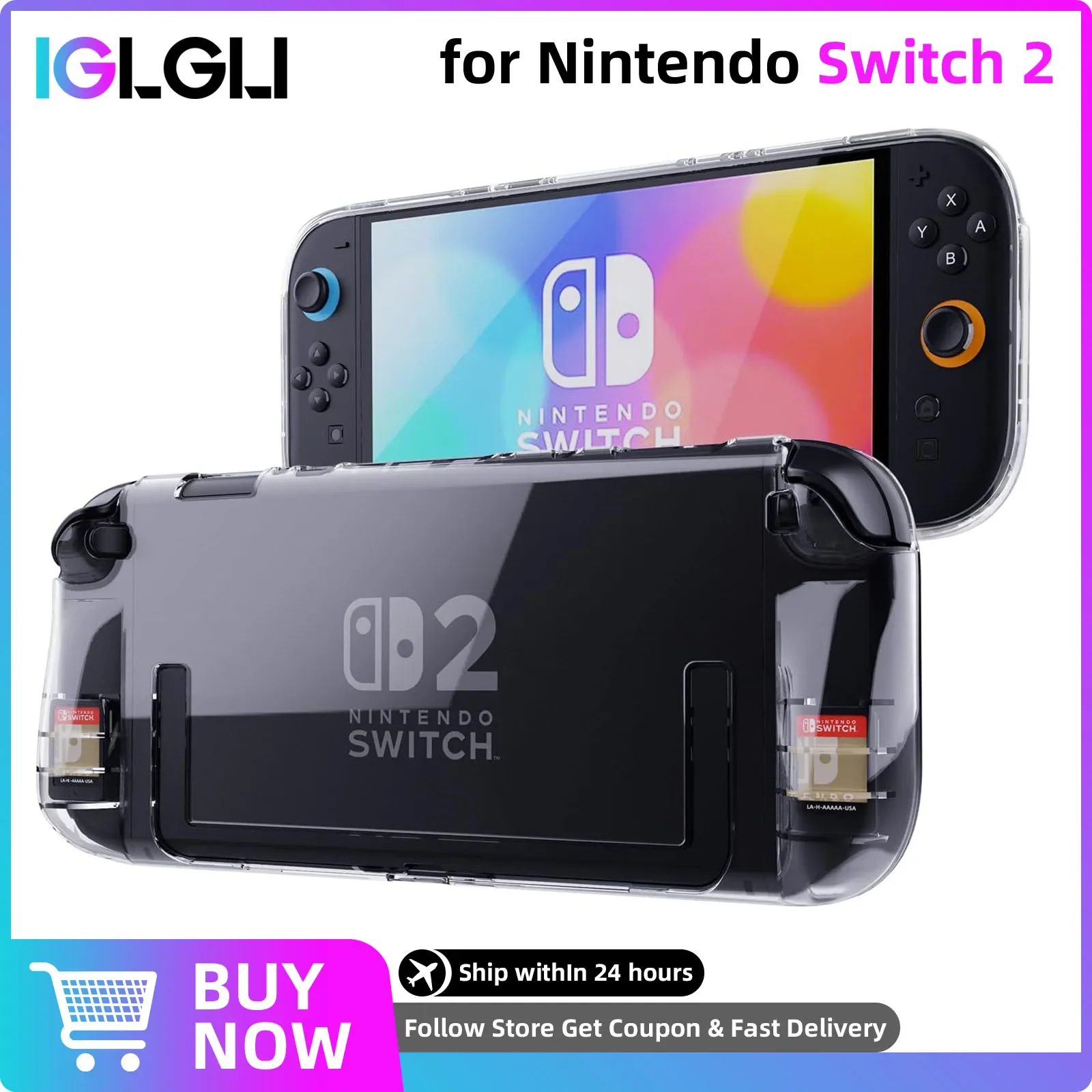 Защитный чехол из тпу для nintendo switch 2 2025