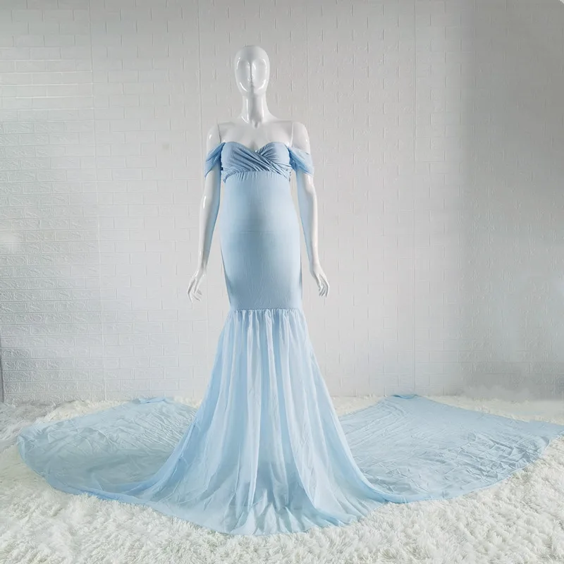 Шифоновые платья для беременных для фотосессии - Фотография_6