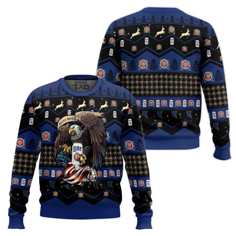 Men round neck christmas ugly sweater - Фотография_4