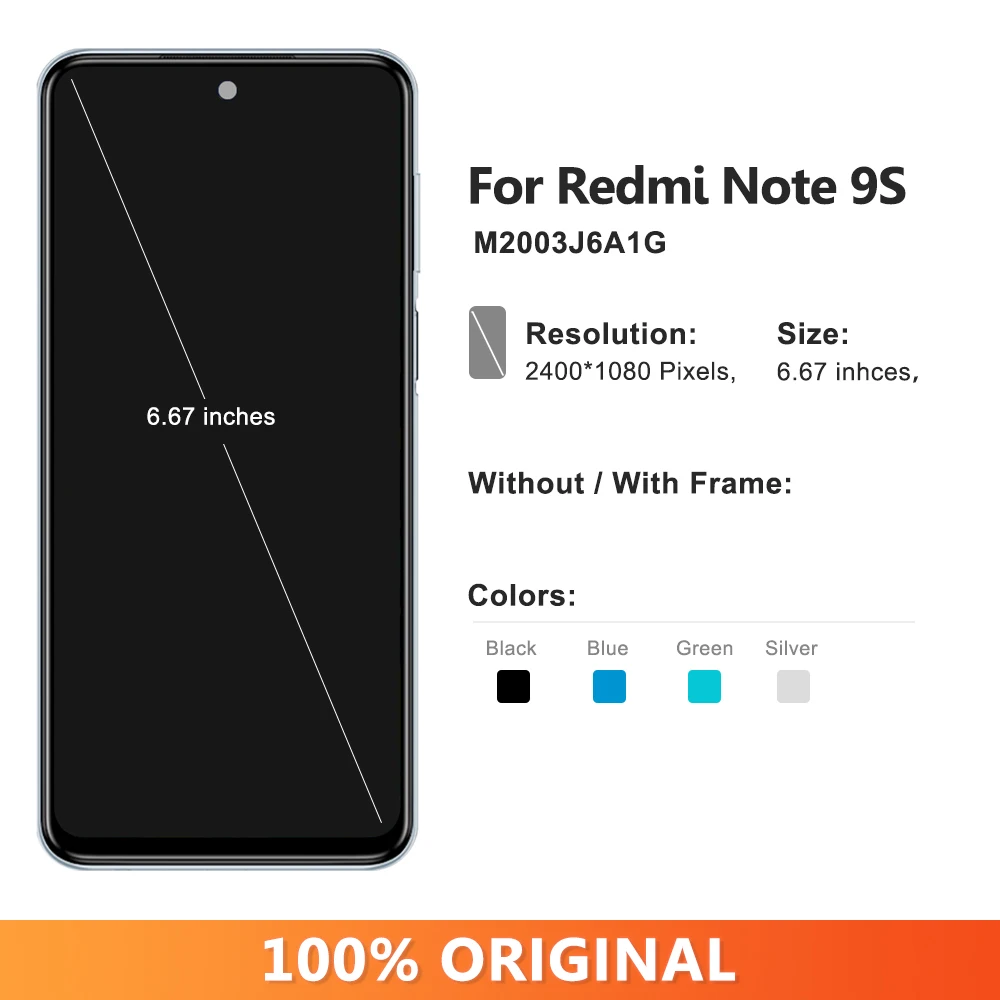 Amoled-дисплей для xiaomi redmi note 9s - Фотография_2