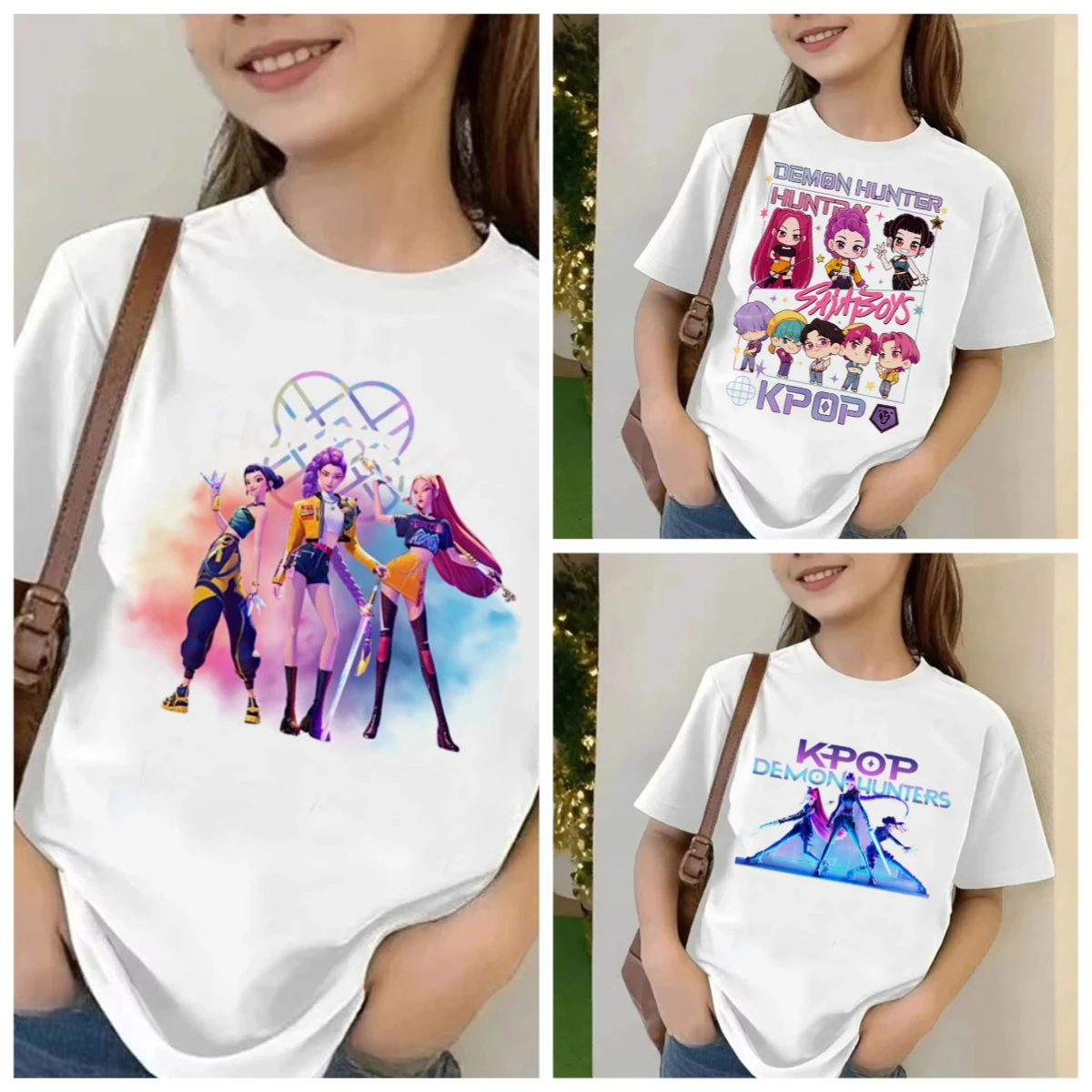 Футболка «охотники на демонов» из фильма «kpop»